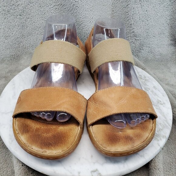 Born Shoes Womens Size 11 Brown Leather Parson Sandals *Read* - Picture 5 of 10